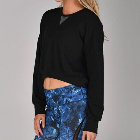 Glyder Tops - Glyder Cropped Activewear Sweatshirt